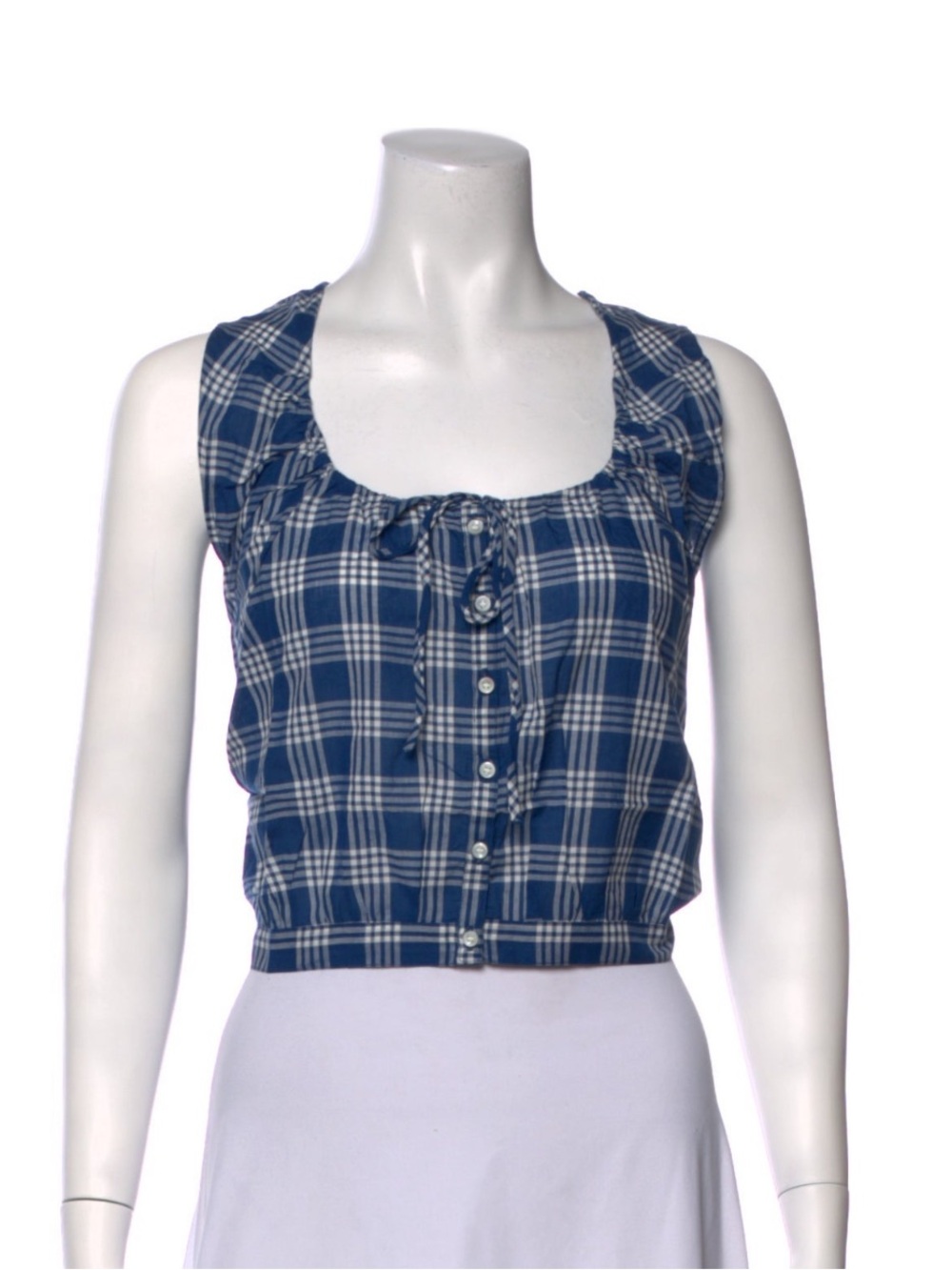 NWT DOEN Theo Plaid Top